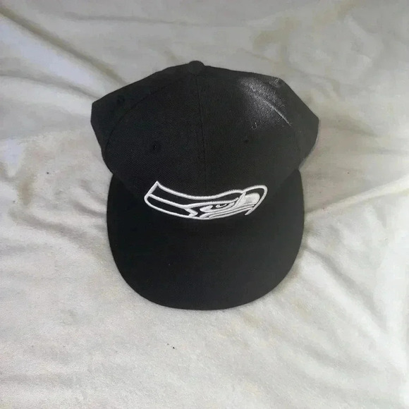 New era nfl Seahawks fitted cap 7 1/8 - Picture 1 of 7